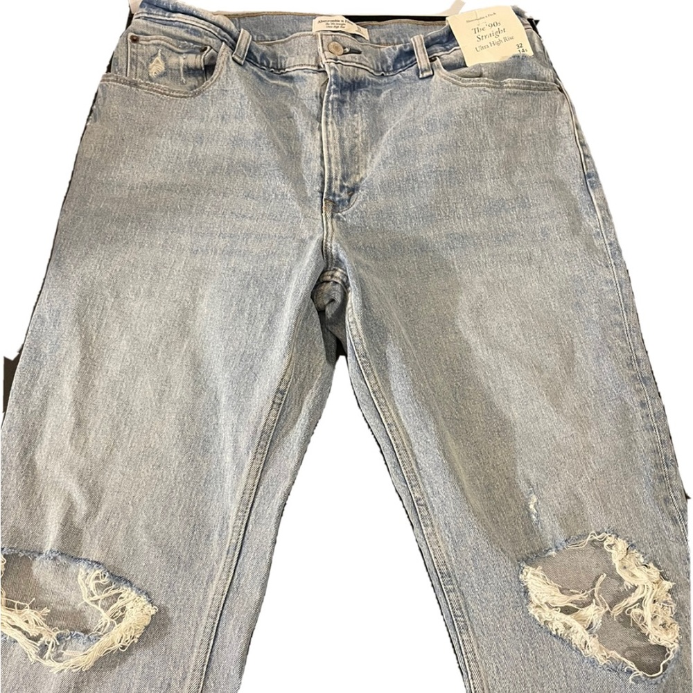 Abercrombie & Fitch Woman Curve Love The 90s Straight ultra high rise 32 / 14s